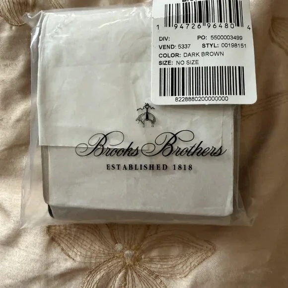 Brooks Brothers Lambskin Wallet